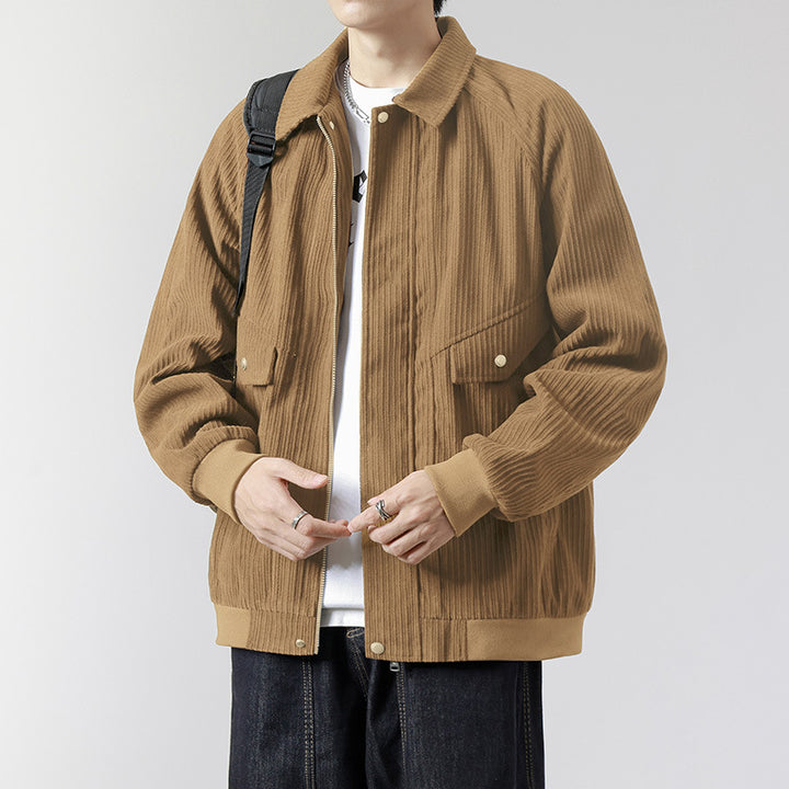 Herren Gemusterte Cordjacke Drune