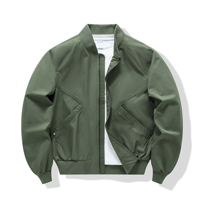Herren Leichte Übergangsjacke mit hohem Kragen und praktischen Taschen Drune