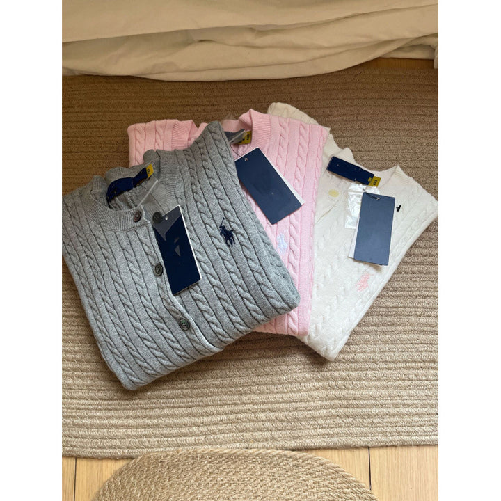 Damen Klassischer Strickcardigan Drune