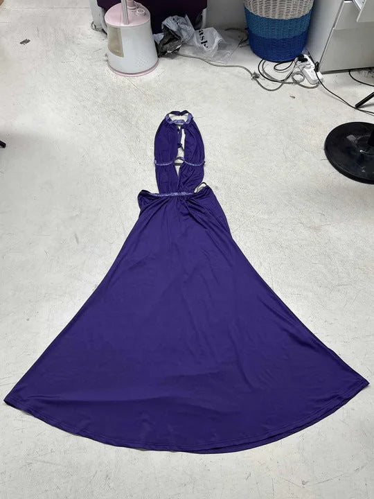 Damen Glamouröses Abendkleid mit raffinierten Cut-Outs und glitzernden Akzenten Drune