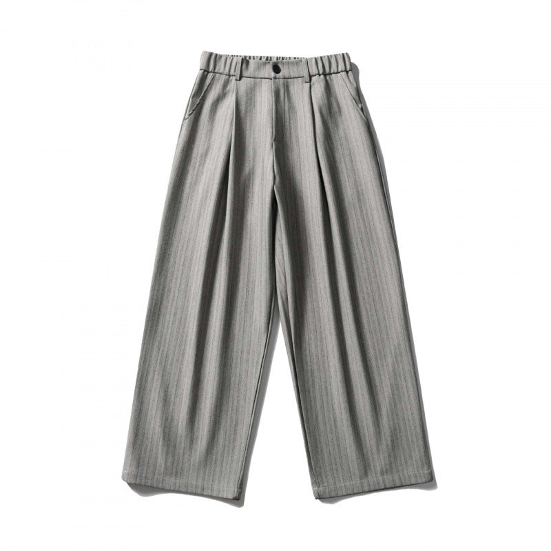 Damen Weite Bundfalten-Hose mit hohem Bund, verkürzter Culotte-Silhouette und elastischem Rückenteil Drune