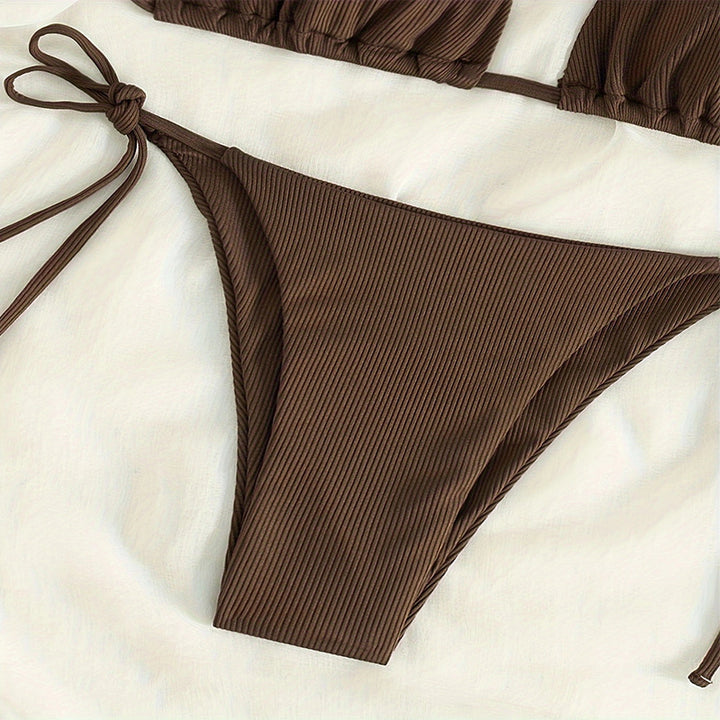 Damen Triangel-Bikini mit verstellbarem Halter und schmeichelndem Schnitt Drune