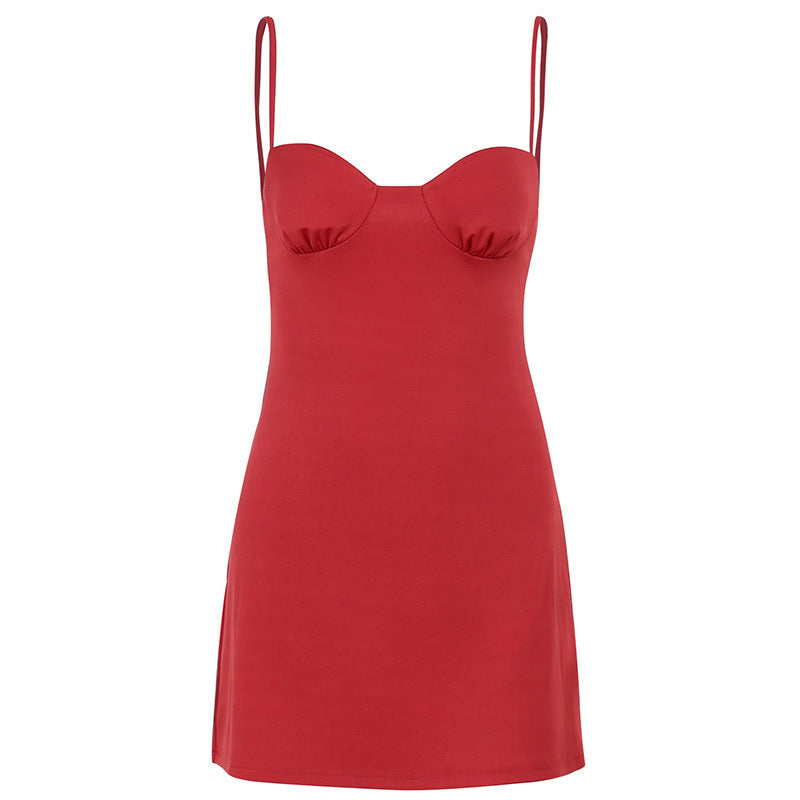 Damen A-Linien Mini Unterkleid Drune