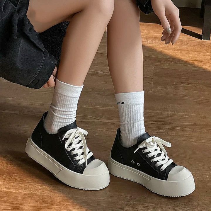 Damen Sportliche Sneaker mit einzigartiger Plateau-Sohle Drune