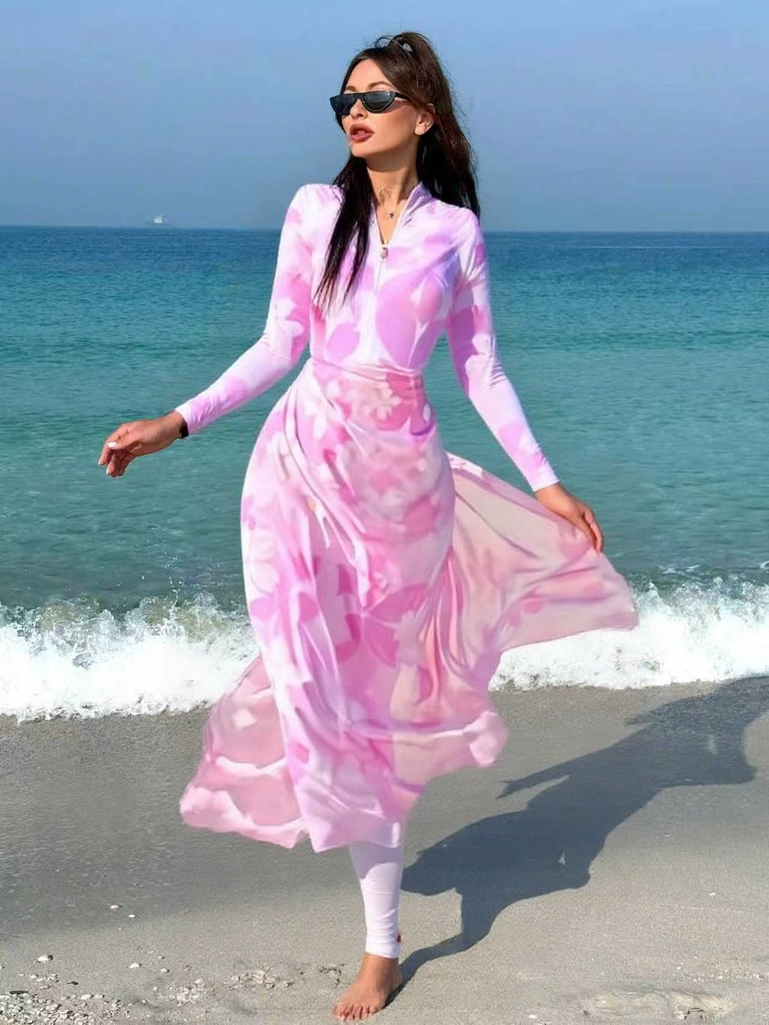 Damen Modischer Strandanzug Drune