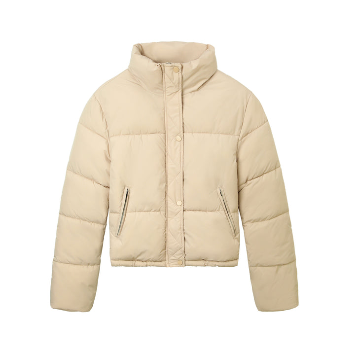 Damen Kurze Steppjacke Drune
