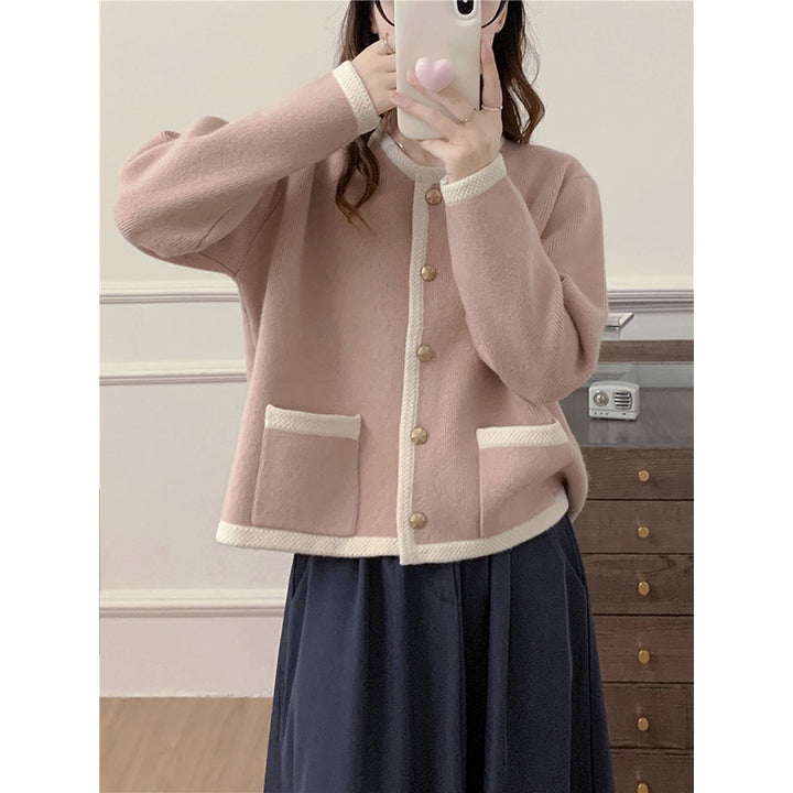 Damen Kuschelige Strickjacke Drune