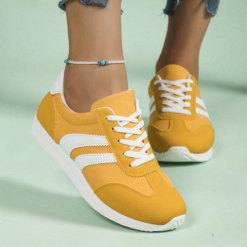 Damen Freizeit-Sneaker mit atmungsaktivem Obermaterial und bequemer Dämpfung Drune