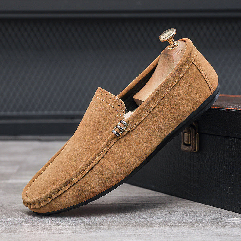 Herren Elegante Wildleder Slipper