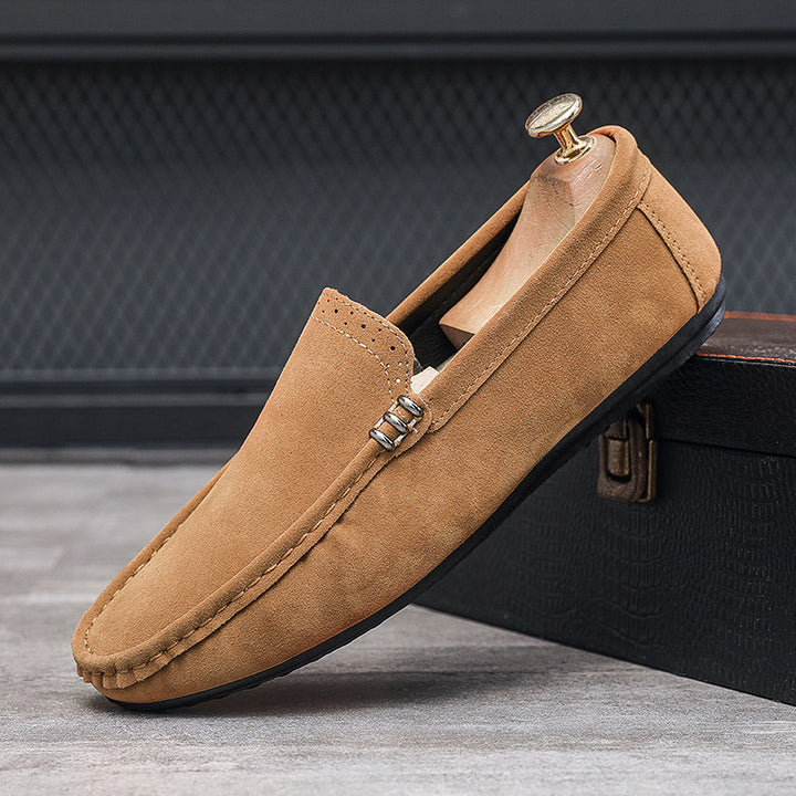 Herren Elegante Wildleder Slipper