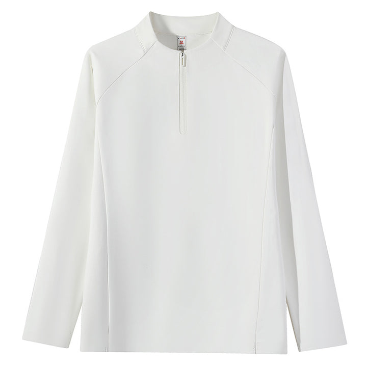 Damen Sportliches Langarmshirt mit Reißverschluss Drune