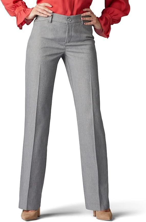 Damen elegante und bequeme lange Hose im klassischen Schnitt Drune