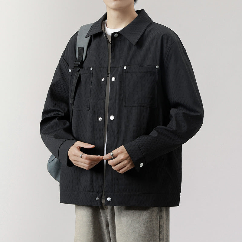 Herren Trendige Utility-Jacke Drune
