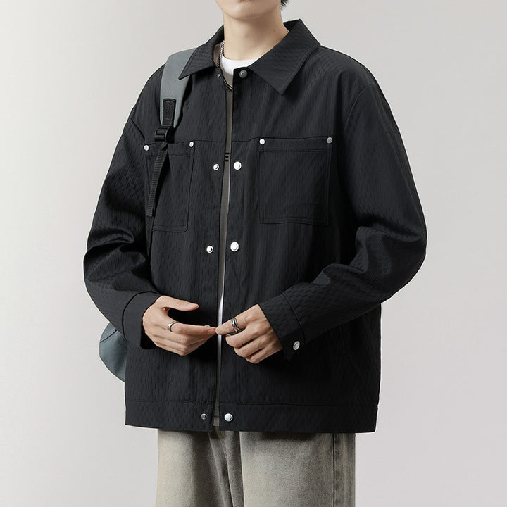 Herren Trendige Utility-Jacke Drune