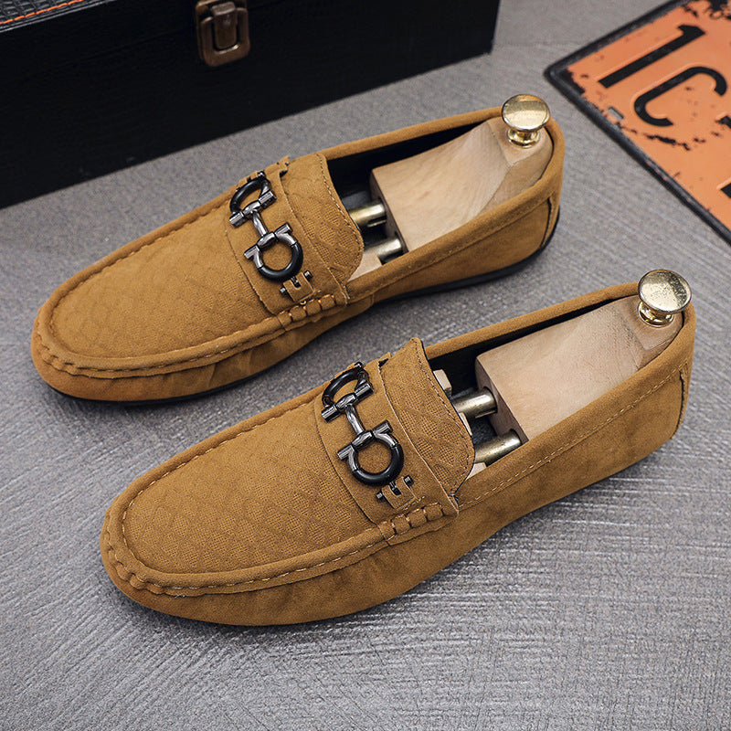 Herren Elegante Velours Mokassins Drune