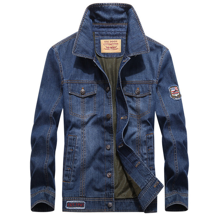 Herren Klassische Jeansjacke Drune