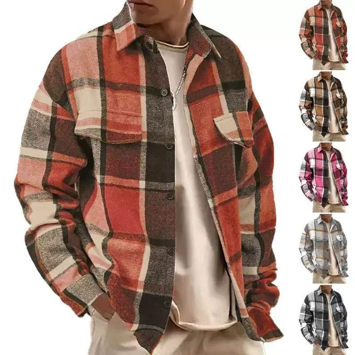 Herren Flanellhemd Drune