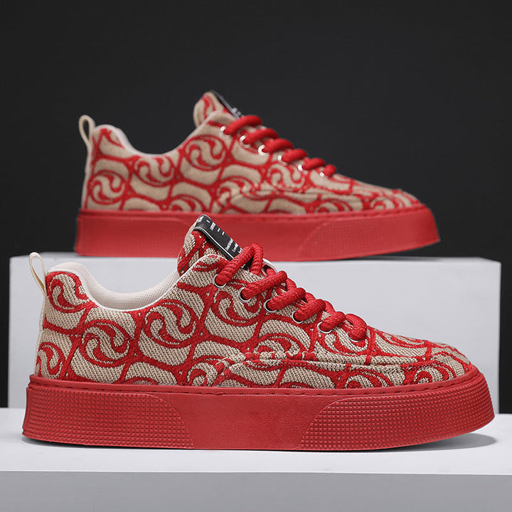 Damen Sneakers mit strukturiertem Obermaterial und rutschfester Sohle Drune