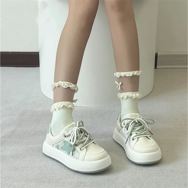 Damen Sportive Sneakers mit modischem Mesh-Design und rutschfester Sohle Drune
