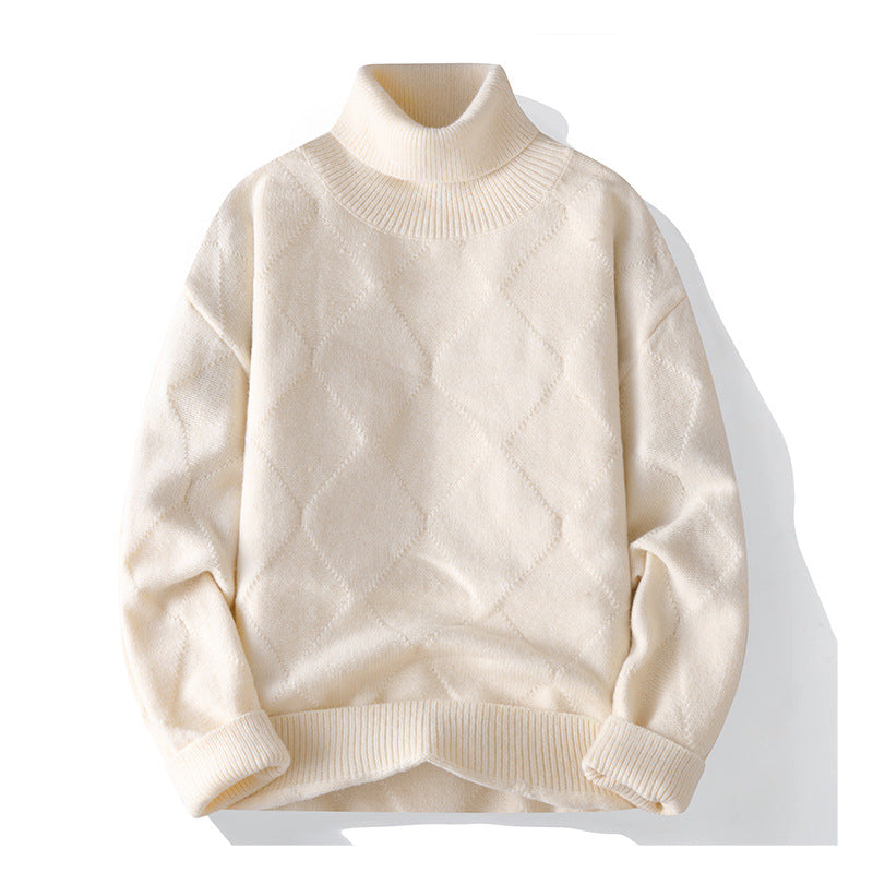 Damen Eleganter Rollkragenpullover Drune