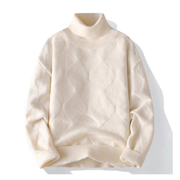 Damen Eleganter Rollkragenpullover Drune
