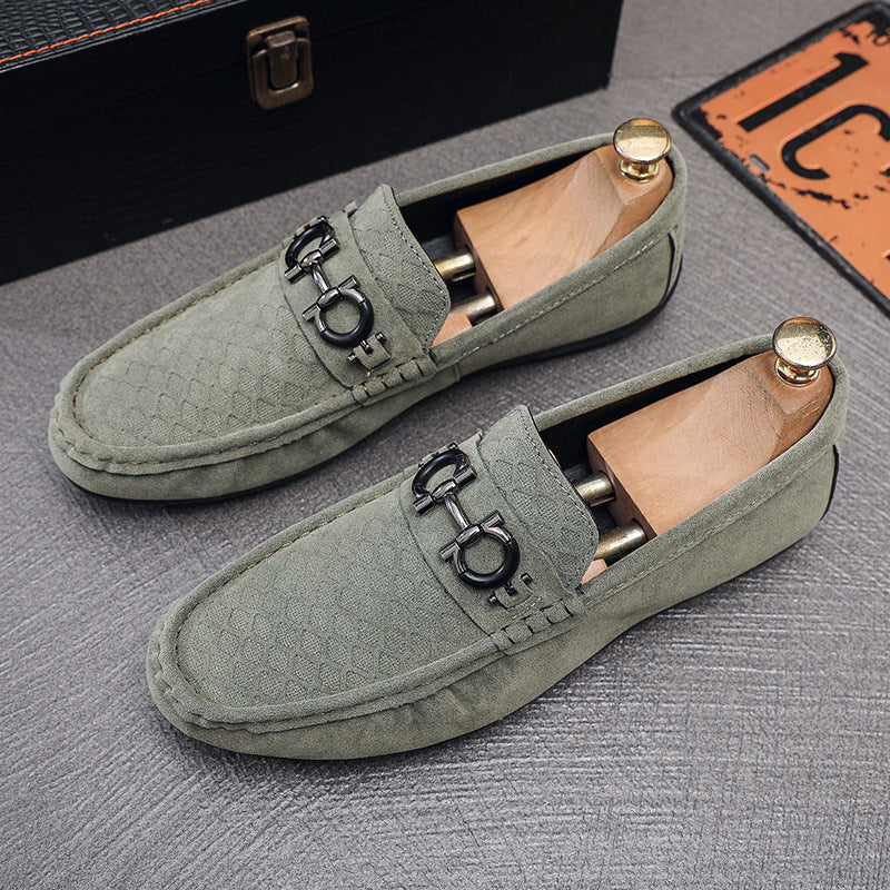Herren Elegante Velours Mokassins Drune