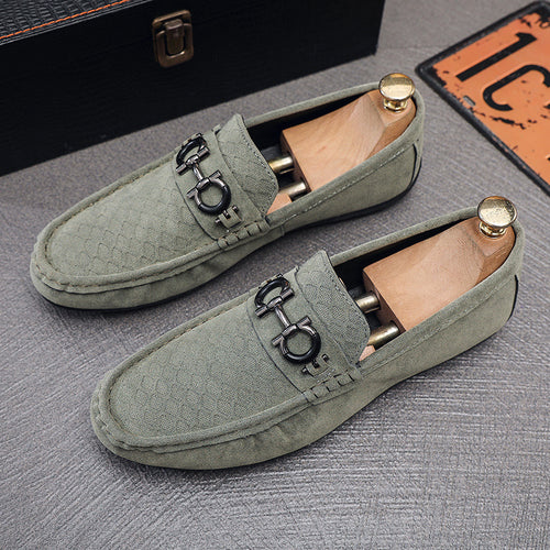 Herren Elegante Velours Mokassins Drune