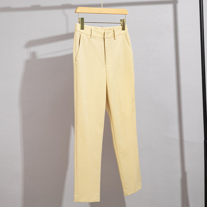 Damen Doppelreihiger Tailoring-Blazer mit Goldknöpfen und figurformenden Abnähern Drune