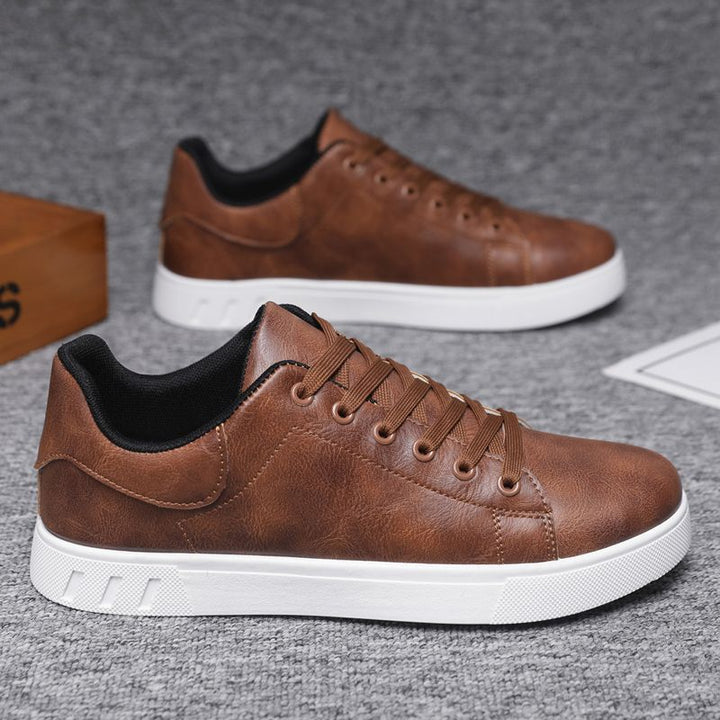 Herren Klassische Schnürschuhe aus Kunstleder Drune