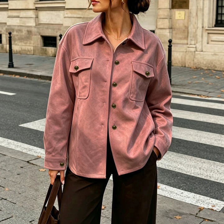 Damen Urbane Overshirt Drune