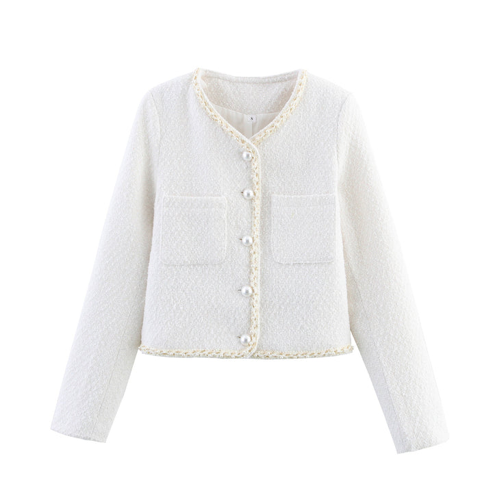Damen elegante Doppelreiher Jacke Drune
