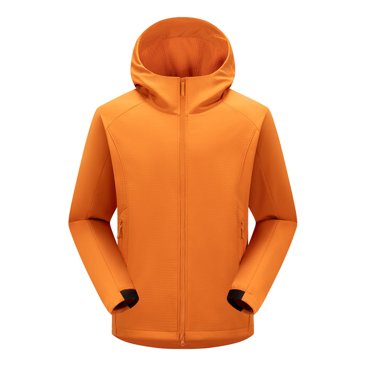 Herren Softshell-Outdoorjacke mit Kapuze, winddichter Membran und ergonomischem Schnitt Drune