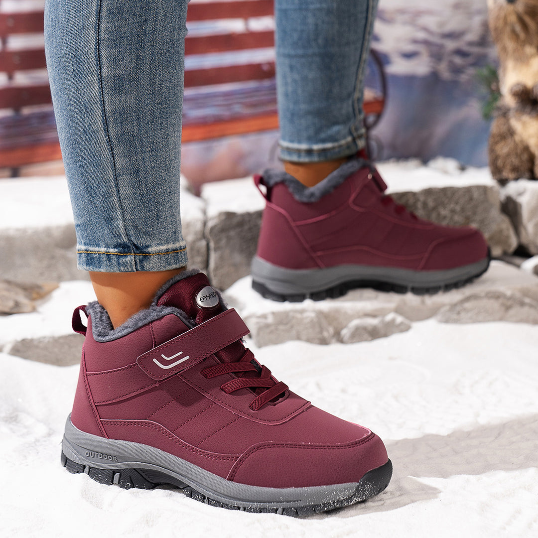 Damen Winterboots mit extra wärmendem Innenfutter und griffiger Sohle Drune
