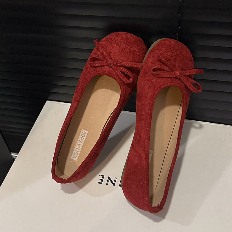 Damen Ballerina-Schuhe mit elegantem Schleifendetail Drune