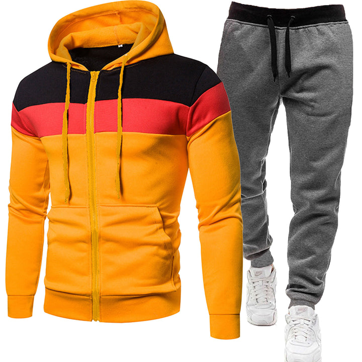 Herren nan zweiteiliges Freizeit-Jogginganzug-Set Drune