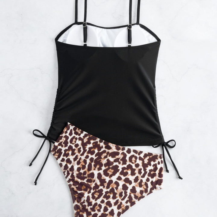 Damen Tankini-Set mit modischen Raffungselementen Drune