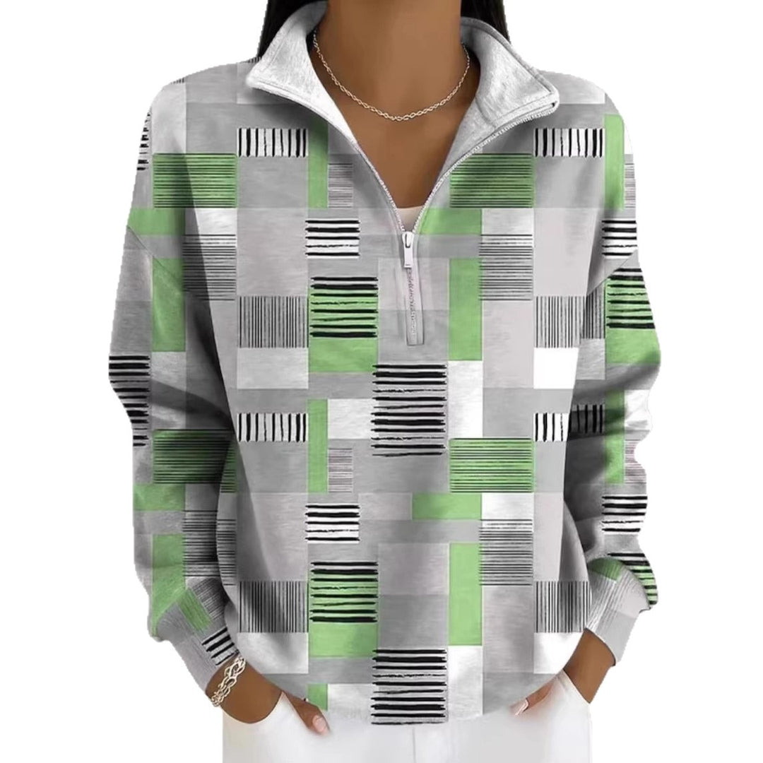 Damen Zip-Pullover