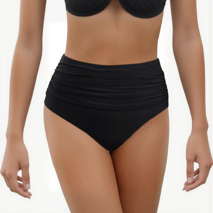 Damen Hochtaillierte Bikinihose Drune