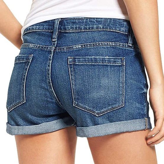 Damen Jeans-Shorts im lässigen Destroyed-Look Drune