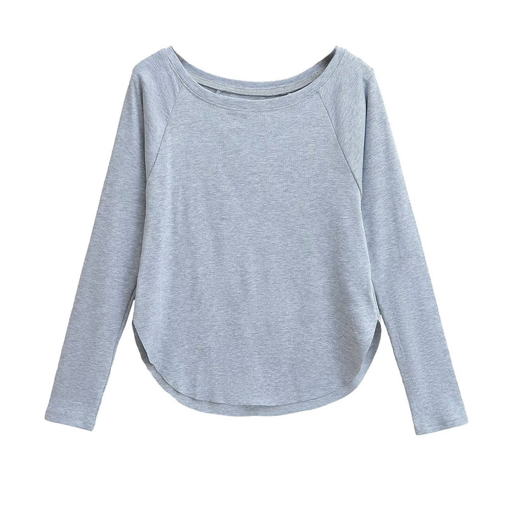 Damen lässiges Langarmshirt Drune