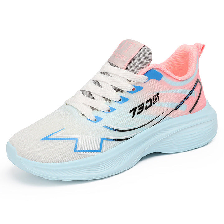 Damen Sportliche Running-Sneakers mit atmungsaktiver Mesh-Oberfläche und rutschfester Sohle Drune