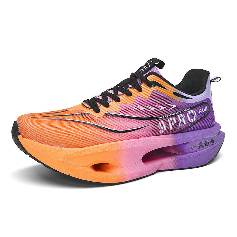 Unisex gedämpfte Wettkampf‑Laufschuhe mit Hohlkern‑Zwischensohle und atmungsaktivem Mesh‑Obermaterial Drune