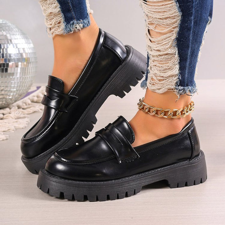 Damen Loafer mit modischem Bund und rutschfester Sohle Drune