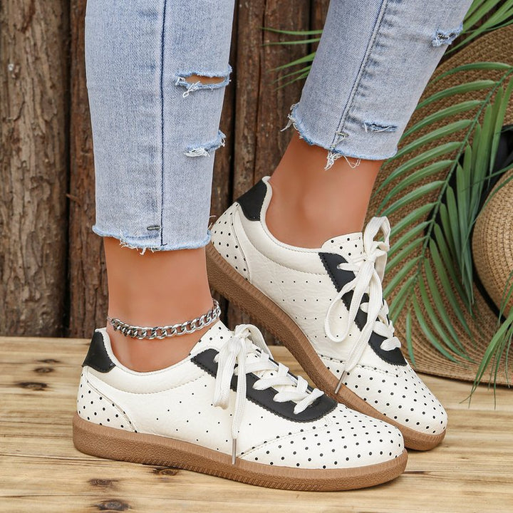 Damen Mary-Jane-Sneaker mit Klettverschluss und gepolstertem Komfortfußbett Drune
