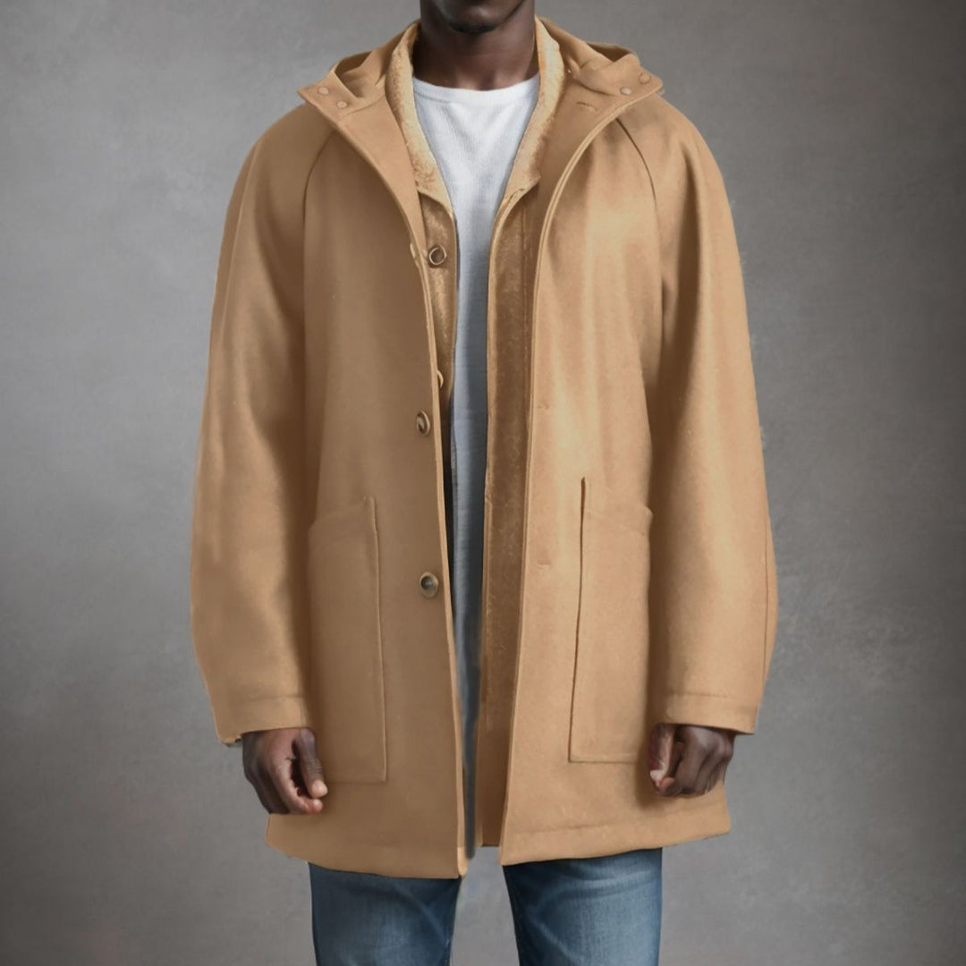 Herren praktische und elegante Softshell-Jacke mit Kapuze Drune