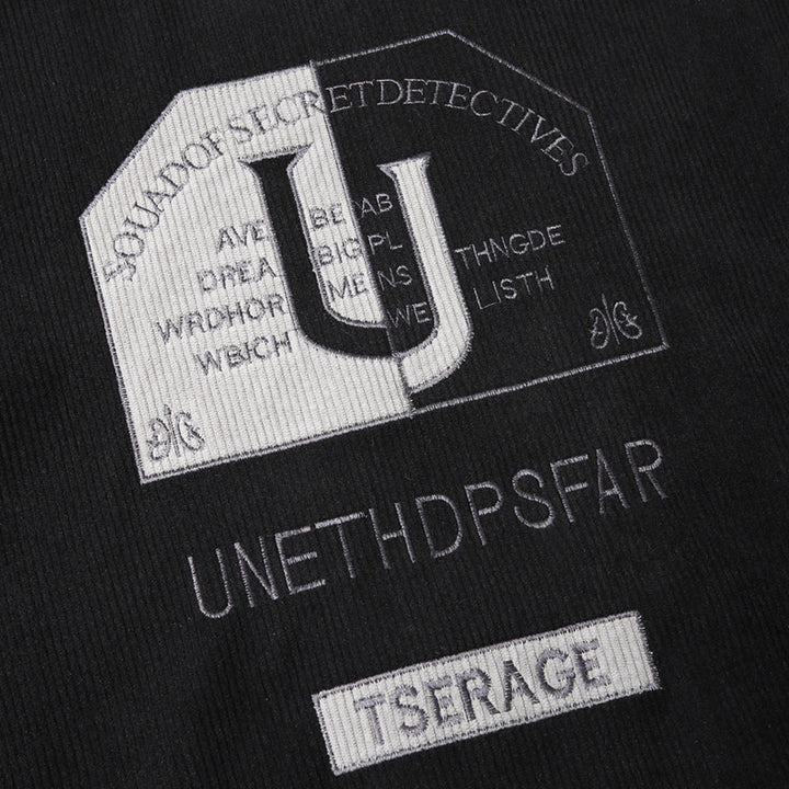 Herren Modische Bomberjacke mit Stickerei Drune