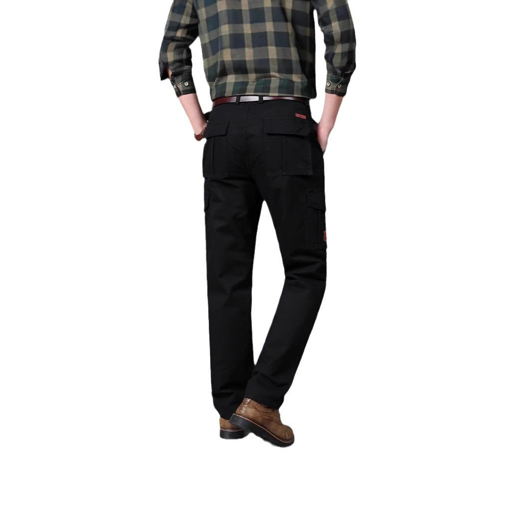 Herren Cargohose mit mehrfachen Klappentaschen und robustem Baumwollmix Drune