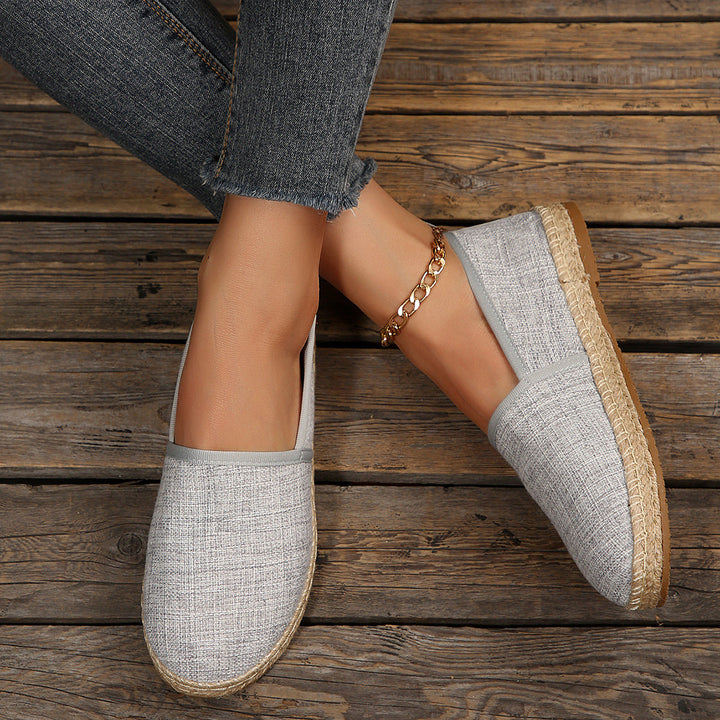 Damen Espadrilles mit rutschfester Sohle und anatomischem Fußbett Drune