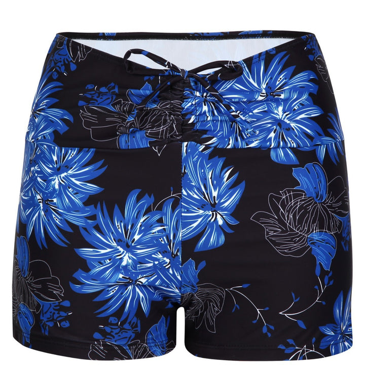 Damen Bikini-Höschen mit hohem Bund und raffinierten Rüschendetails Drune