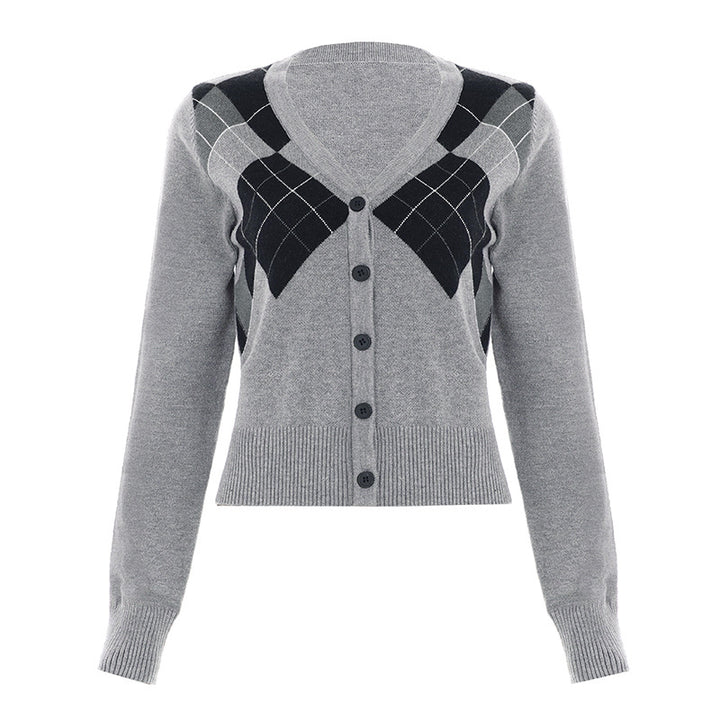 Damen Sportliche Karohosen Drune